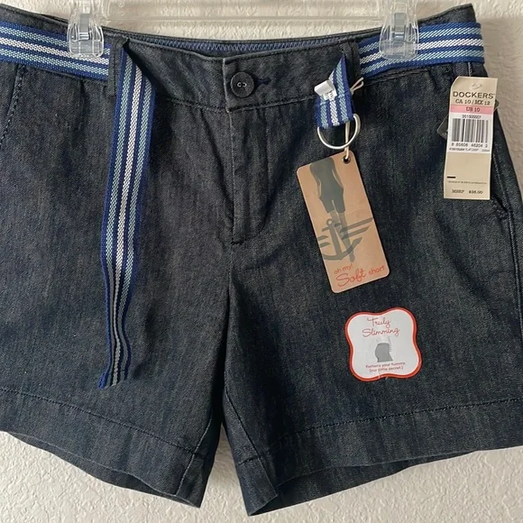 Dockers Denim Truly Slimming Shorts Women’s Size 10. - Picture 6 of 11